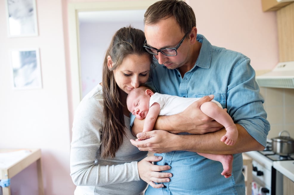 Young Father and Mother 